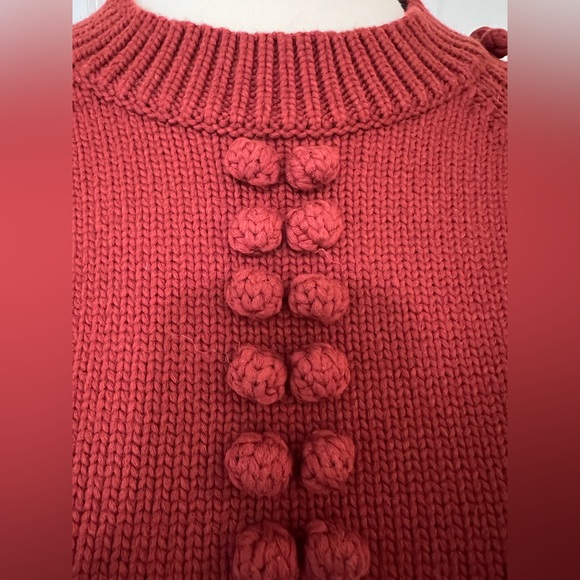 Chloe Bobble Knit Crew Neck Sweater - Picture 6 of 7
